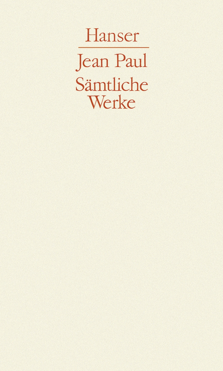 Sämtliche Werke