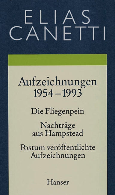Gesammelte Werke Band 5: Aufzeichnungen 1954-1993