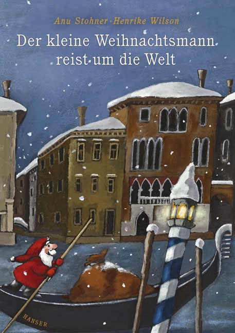 Little Santa travels round the World