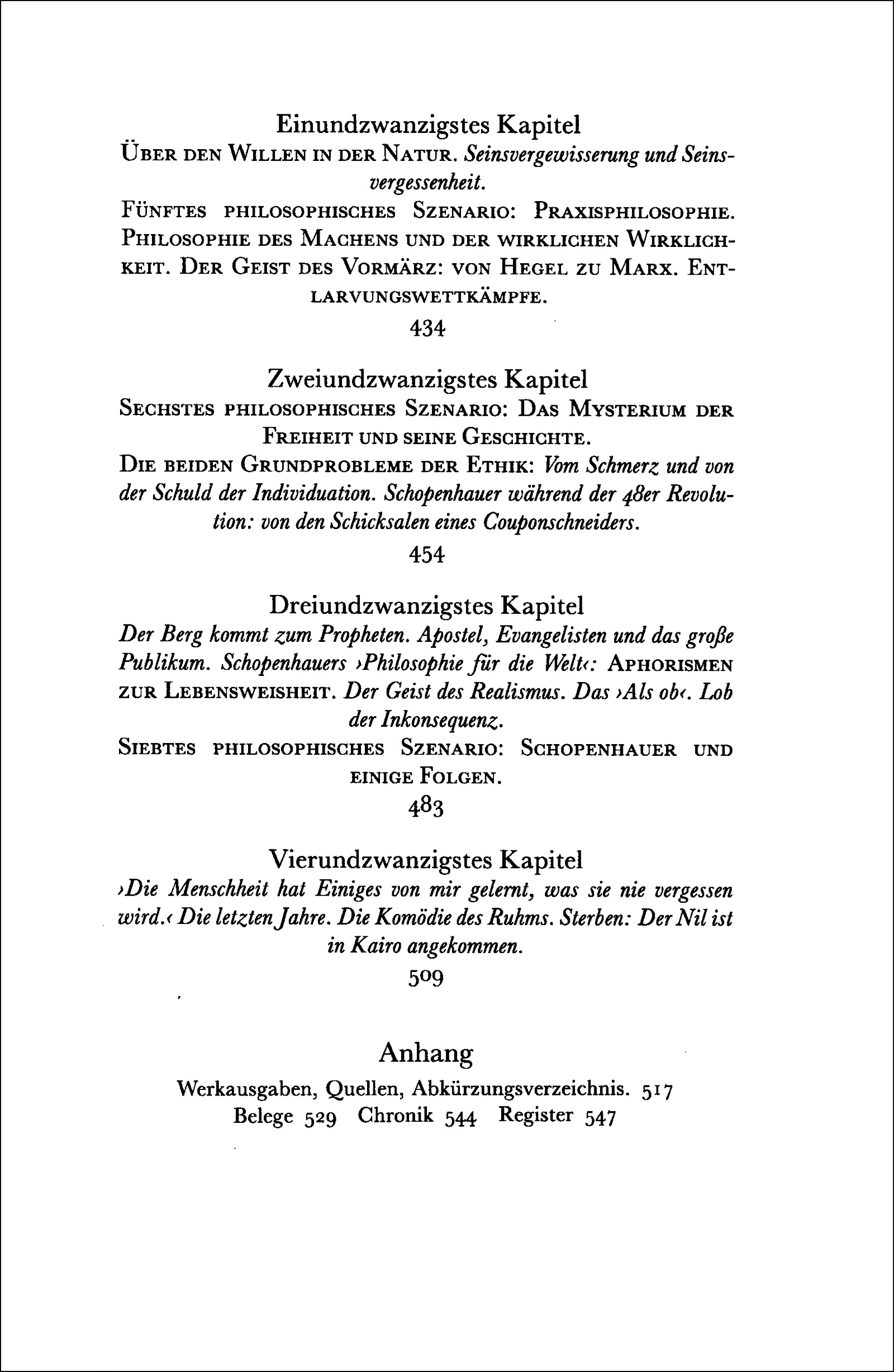 Schopenhauer und Die wilden Jahre der Philosophie