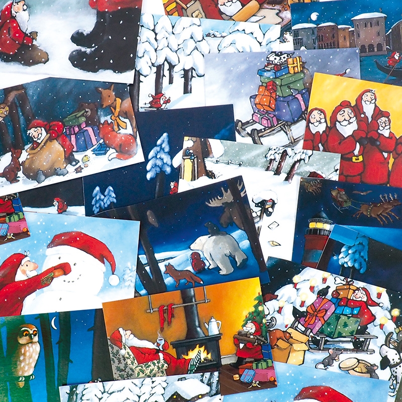 Der kleine Weihnachtsmann Postkarten-Set