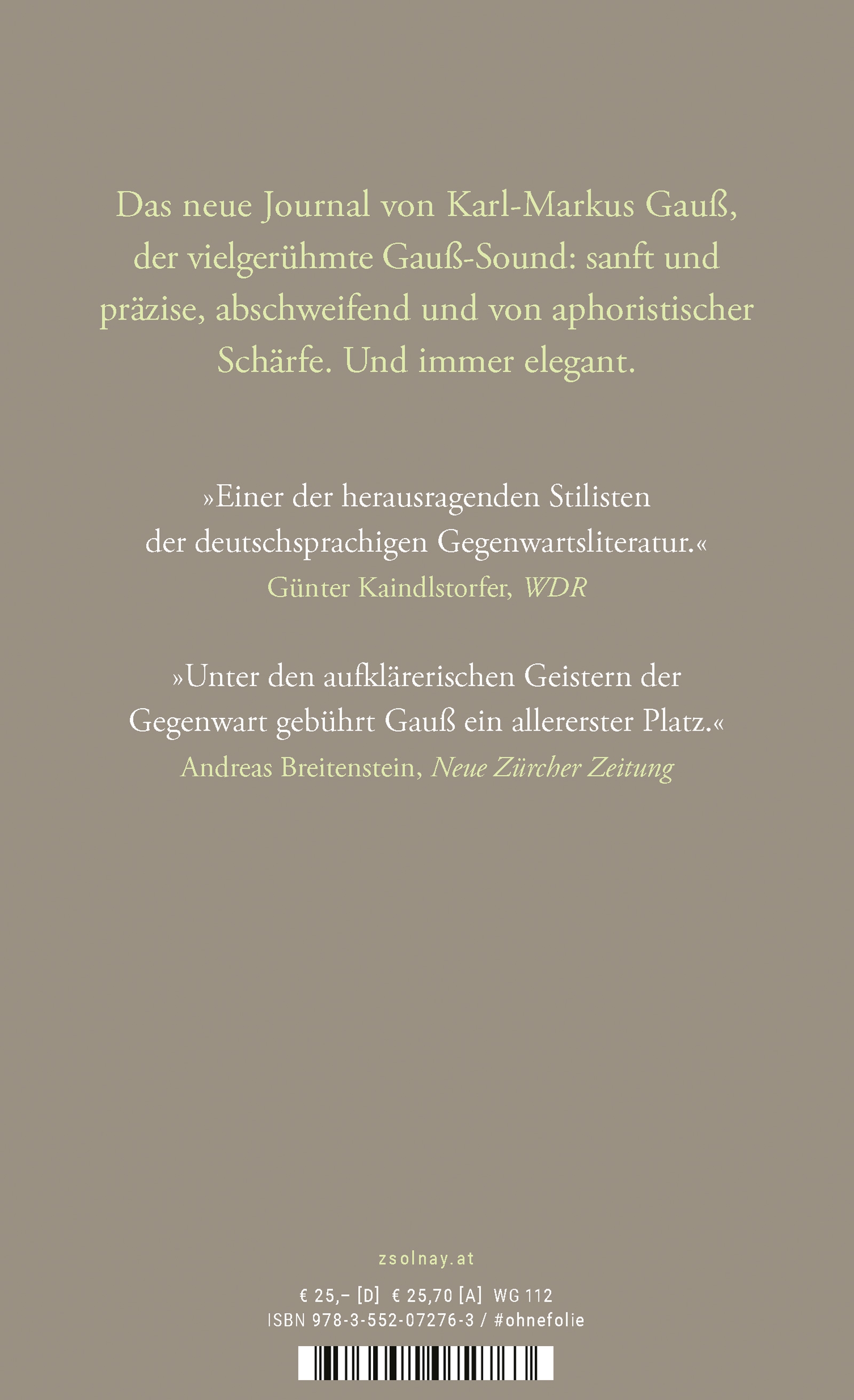 Die Jahreszeiten der Ewigkeit